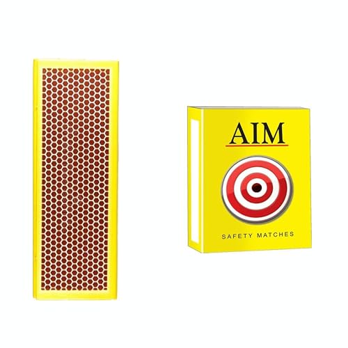 Image of AIM-Pack of 40 Small Boxes Each Contains 25 matchsticks= Total 1000 matchsticks+Pocket Lighter 1 Piece