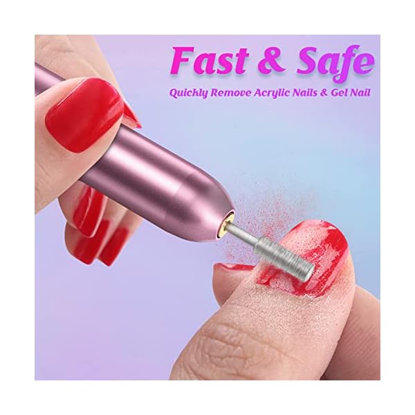 Elektrische Nagelfräser, Guiseapue Geschenke für Frauen, Mama, Freundin, Elektrische Nagelfeile Profi Nagelfräser für… – Bild 5