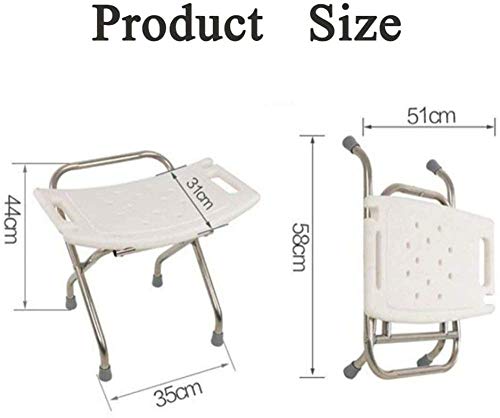 Tabourets de bain pour personnes âgées haut de gamme et structure de douche pliable robuste
