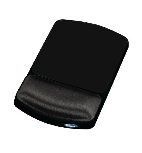 Tapis de souris gel Fellowes soulageant les douleurs de poignet avec base antidérapante