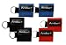 6 Pc Variety Ambu Res-Cue Key Mini CPR Mask Keychains (2-Rd, 2-Blu, 2-Blk)