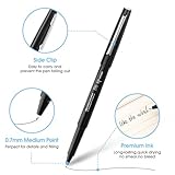 TWOHANDS 12 Felt Tip Pens, Black Ink Fineliners, Writing Marker Pen, Medium Point(0.7mm), Ideal for Adults Journaling, Note Taking, Quick Dry, 22011 - Image 3