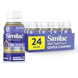 Similac 360 Total Care Gentle Comfort Baby Formula, Easy-to-Digest Formula, Has 5 HMO Prebiotics, Ready-to-Feed Infant Formula, 8-fl-oz Bottle, Pack of 24