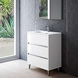 armario lavabo blanco ✅ Disponibilidad en Stock. Entrega rápida. Mueble de baño + lavabo cerámico. No vienen incluidos otros accesorios como espejos, grifos o columnas. La entrega se hace a pie de calle.