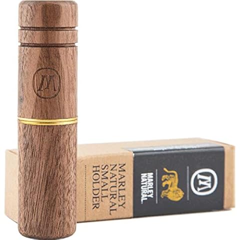 MARLEY NATURAL - Storage container for self-made - walnut wood - 9 x 2.5 cm Cover