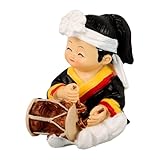 Figurines hanbok coréennes : cette poupée de style coréen est un article qui et la tradition des techniques artisanales coréennes, décoration coréenne