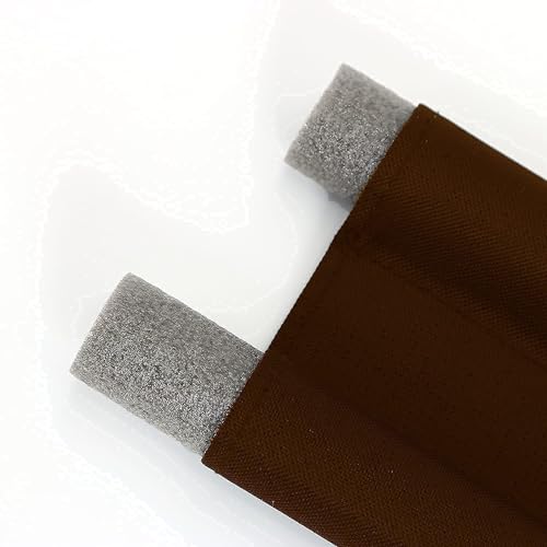 Image of Yamuna Door Bottom Sealing Strip Guard for Home | Door Stoppers | Door Seal | Door Closers | Sound-Proof Reduce Noise Energy Saving Waterproof Weather Stripping - Brown, (39 inch) (Set of 1)