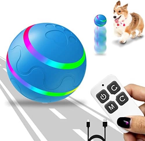 BigTuto Interactive Dog Ball Toys, Active Rolling Ball for Dogs/Cats with Motion Activated/USB Rechargeable, Automatic Rolling Ball Toys for Puppy/Small/Medium Dogs