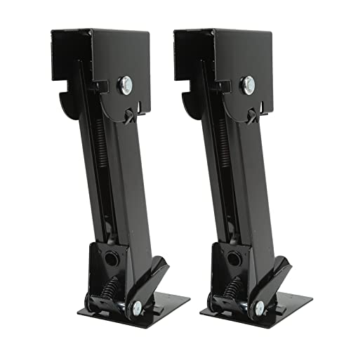 Fdit Jack Estabilizador de 2 Piezas, Soporte Telescópico Ajustable con Capacidad de Retención de 650 LB y Resistencia de Elevación de 1000 LB para RVs Trailers Campers