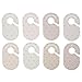 3 Sprouts Baby Closet Dividers Set of 8 - Baby Clothes Organizer Toddler Hanger, Double-Sided Size Labels - Nursery Organization for Baby Clothing Newborn Infant to 2T Boy & Girl - Double Dot
