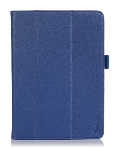 ProCase Galaxy Tab PRO 10.1 Tablet Case - Tri-Fold Smart Cover Stand Case for Galaxy TabPRO 10.1 inch SM-T520,T525 (Navy, Dark Blue)