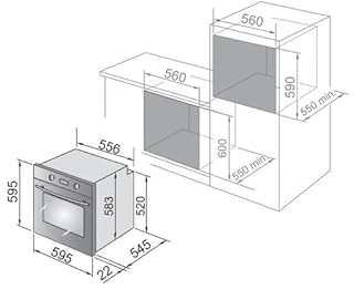 DE LONGHI CM9LW FORNO INCASSO MULTIFUNZIONE BIANCO 74LT STEAM TERMOVENTILATO IDROCLEAN