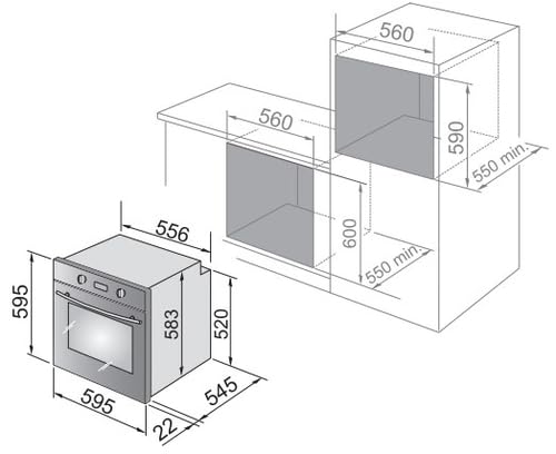 Forno incasso De Longhi Cm 9L W