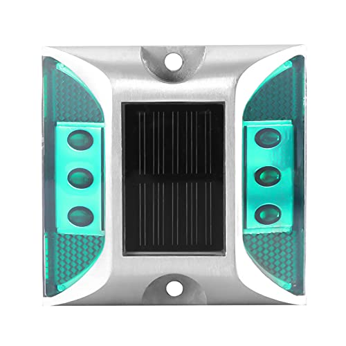 Fafeicy 6 LED Solar Road Stud Light, Lights Lights Outdoor in Alluminio per Percorso, Mazzi, Banchine, Barche, Vialetti