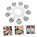 Toyvian Cymbals Ching Ring Tambourine Accessory for Drum Kits Enhance Sound Effects with Jingle Rings Compatible with Various Drum for Percussion Enthusiasts