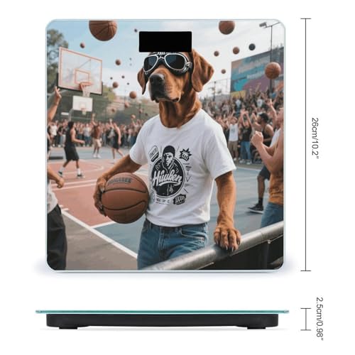 Báscula Digital de Baño con Diseño Cool Dog y Gafas de Sol miniatura 2
