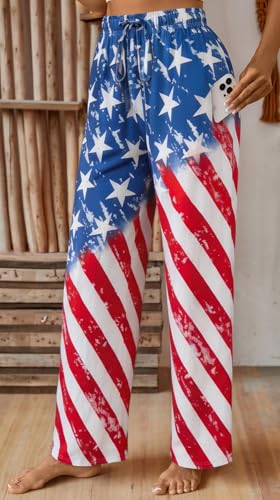 Image of X-Image Women Comfy Casual Pajama Pants with Pockets & Drawstring