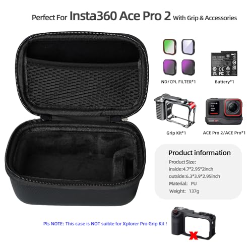 Estuche rígido de viaje para Insta360 Ace Pro 2 miniatura 2