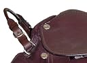 Paris Tack Rolled Horse Saddle Grab Strap - Havana gallery image