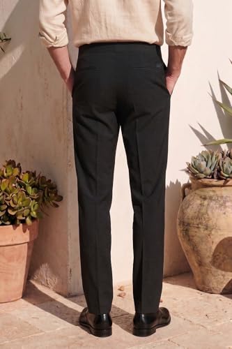 Image of Allen Solly Men's Formal Trousers | Premium Cotton Fabric | Comfy Fit for Office & Business Wear