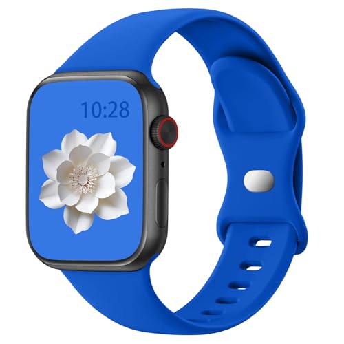 SNBLK Sport Band Compatible with Apple Watch Band 40mm 41mm 42mm 38mm 44mm 45mm 46mm 49mm Women Men, Soft Silicone Waterproof Replacement Strap for iWatch Bands Series 11 10 9 SE 3 ULTRA 8 7