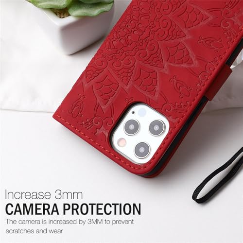 Étui de téléphone à rabat en cuir pour iPhone 14 Pro avec support vidéo - 4