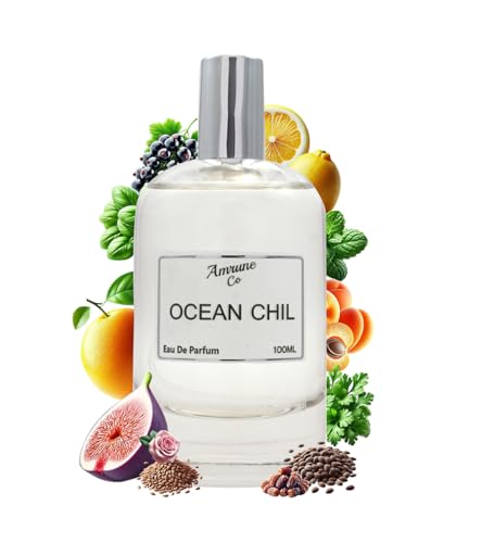 Image of Ocean Chil | Luxury Men Eau De Parfum | Citrus Fruity Aromatic | Perfume Spray for Men | Strong & Long Lasting Fragrance | Luxury Gift for Man | 100 ml