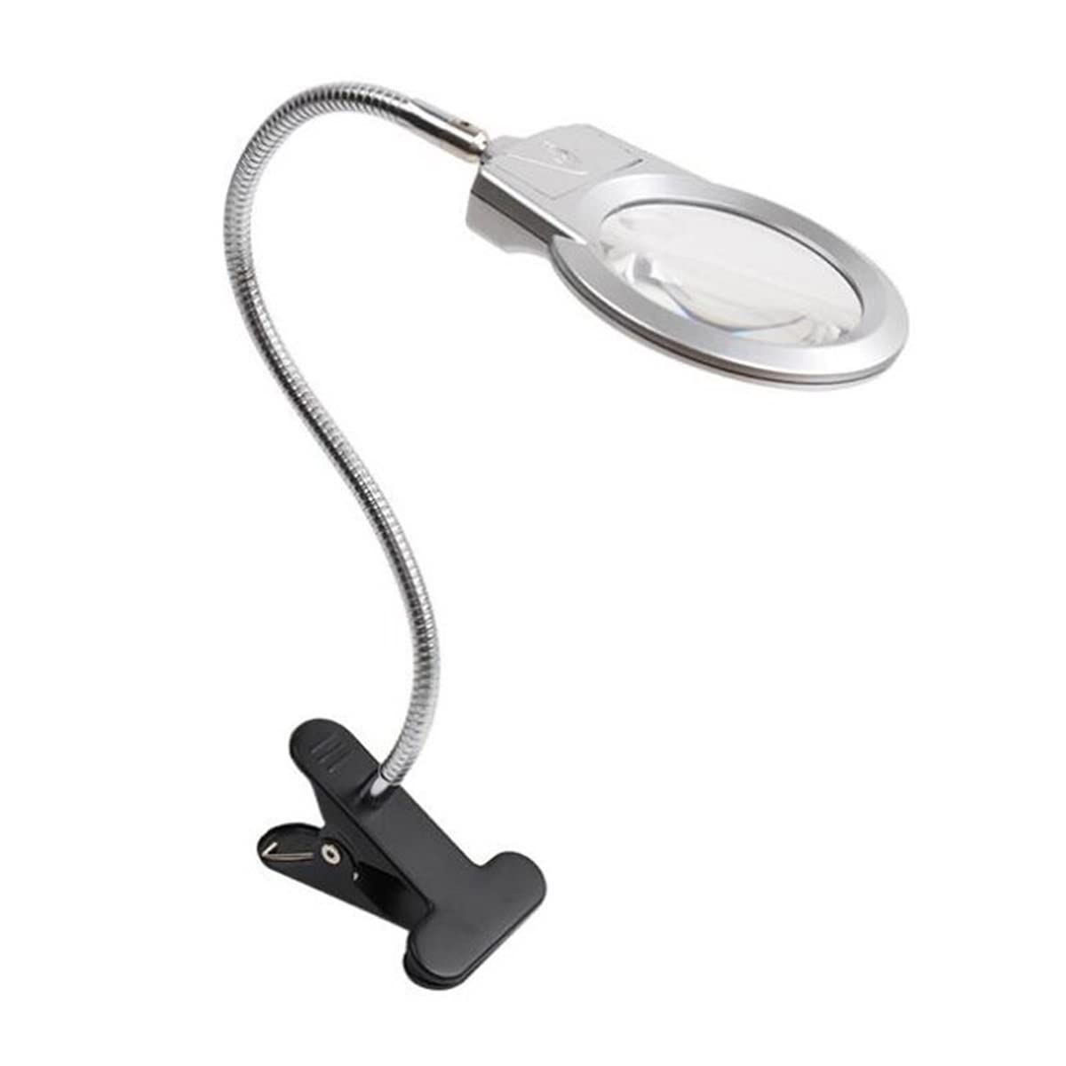 Ricambi per Microscopi da Laboratorio 6x LED. Microscopio lente di illuminazione con PORTATO Attrezzo desktop in metallo in a clip leggero