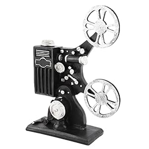 Music Box Movie Film Projector Model Vintage Decor Movie Room Decor home theater accessories for Model Desktop Crafts Home Decoration