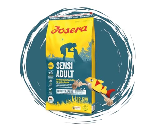 Josera - Hundefutter -Josera Exclusive SensiAdult - Trockenfutter 12,5 KG + Goodie Hai - hochverdauliches Hundefutter für aktive Hunde