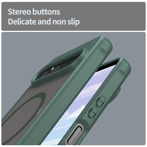 Image of Compatible with Sony Xperia 10 VII Case Cover,Compatible with MagSafe,Anti-Fall,Compatible with Sony Xperia 10 VII 5G XQ-FE54 XQ-FE72 Cell Protective Phone Case Green