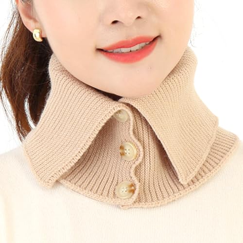 Women Scarf, Scarf Collar for Women Winter, False Collar Scarfs for Women, Neck Wrap, Collar Scarf Knitted Elastic