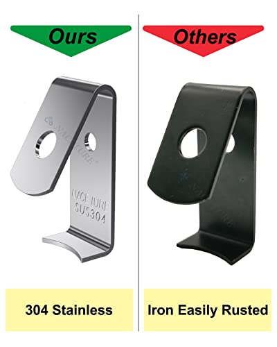 Naceture 196852423019 12 Pack Stainless Steel Plant Hangers Flower Pot Clips thumb #4