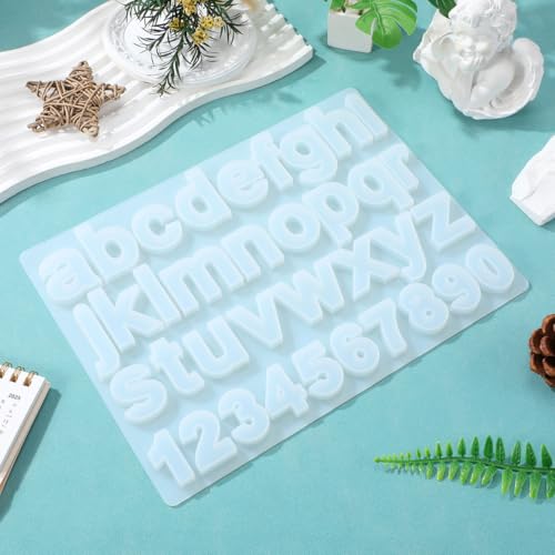 Moule à sucre manuel alphabet en gel de silice durable COHEALI - 7