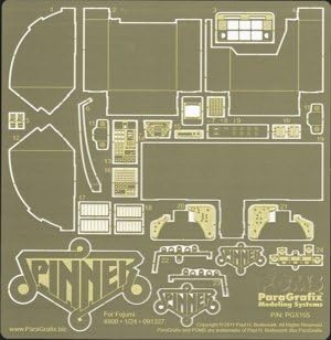 VCSHobbies Paragrafix 124 Scale Spinner Model Kit Photoetch Set PGX155