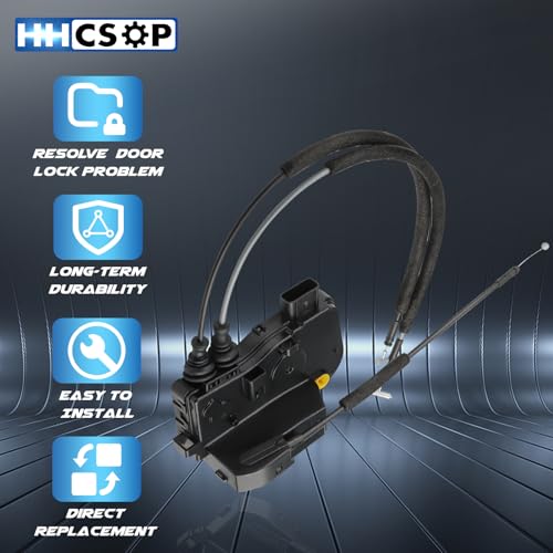 Image of Front Left Driver Door Lock Actuator Motor for Hyundai Sonata 2011-2015 | for 2011 2012 2013 2014 2015 Hyundai Sonata Door Latch Assembly, Replace 81310-3S010, 813103S010