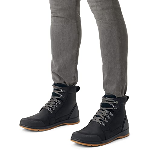 Sorel Men's Ankeny Ii Mid Waterproof Boot - Black, Coal - Size 11 #TOP5