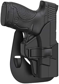 M&P Shield 9mm Holster, OWB Paddle Holster fit 3.1