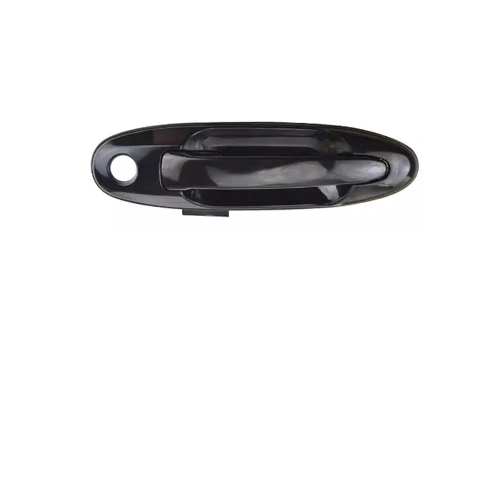 Ldgsuph Black Front Left Silver/Black Exterior Door Handle Knob, Exterior Door Handle Fit For Land Cruiser Lc100 100 Series Fit For Lexus Lx470 1998 1999-2007(Black Front Left)