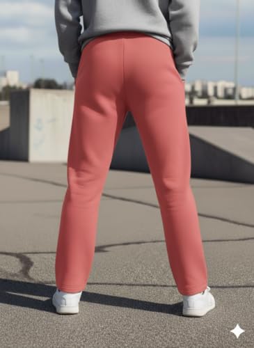 Image of Mack Jonney Women's Solid Fleece Track Pants | Warm & Durable Casual Lowers | Trendy Lowers-M5306