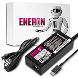 ENERON 90W Universal Netzteil Ladegerät USB-C 90W 20V 4.5A mit 2,6m Kabel, Schnellladung Power Delivery für Laptop, Handy, Tablet, Schwarz