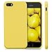 kwmobile Case Compatible with Apple iPhone SE (1.Gen 2016) / iPhone 5 / iPhone 5S Case - Soft TPU Silicone Phone Cover - Matte Yellow