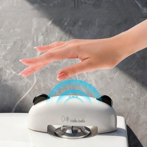 Touchless Toilet Flushing Systems Voice Command Operations 2000mAh Power Efficient Water Flows ABS Durability Easyly Install Automatic Flushers