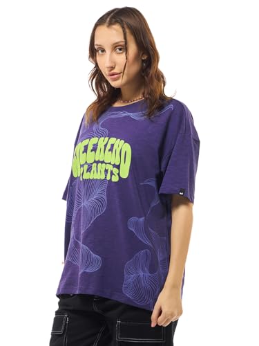 T-shirt graphique femme en coton idéal pour le streetwear quotidien