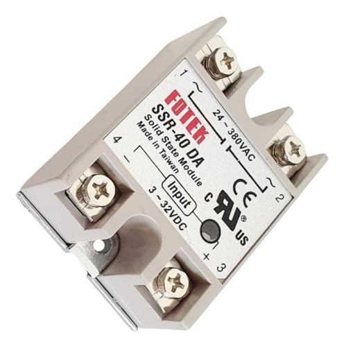 Rele de Estado Sólido 40A - SSR-40DA 380V 3-32V - FOTEK