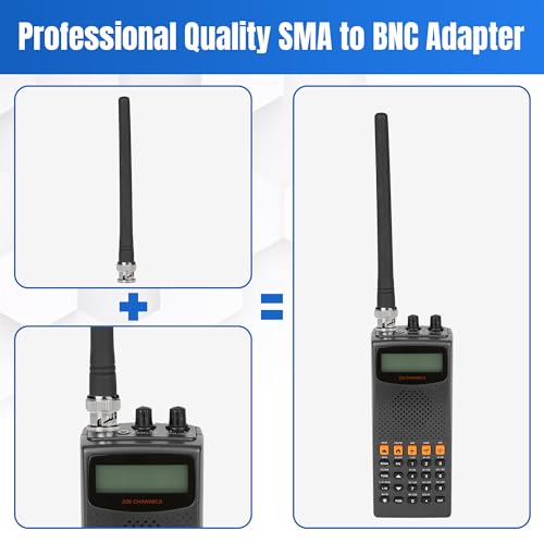 Adaptador BNC a SMA Pack de 4 miniatura 3
