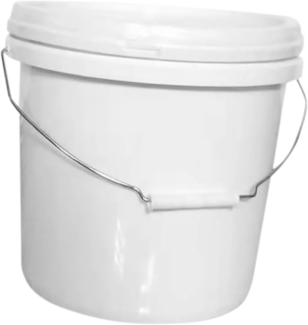 MERRYHAPY Plastic Barrel Round Plastic Tub Bucket with Lid