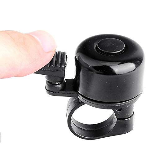 Sonnette De Vélo Uxcell Noir - Guidon 21mm - Design Anneau Compas Alarme 70dB