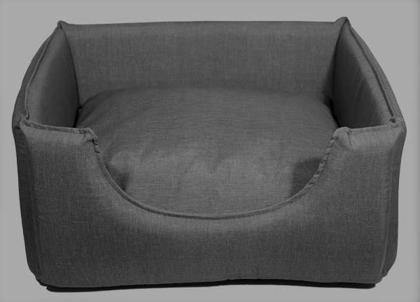 LI.GI. DIVANETTO Yucca Pet Italy Cuccia Cani 76X66XH27- L. COT SFODERABILE Vari Colori (4035- Giallo)