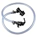 PERA 3/16" ball lock line assembly, picnic tap with 3ft beer line for home brewing